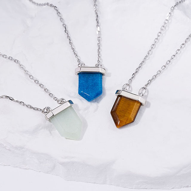 上品な宝石ネックレス 女性用 シルバーメッキ ターコイズ アメジスト チャーム 天然石 ポインテッド チャクラ ヒーリング クリスタル ペンダント スピリチュアル チョーカー ネックレス 女性 ガールズ ジュエリー ギフト