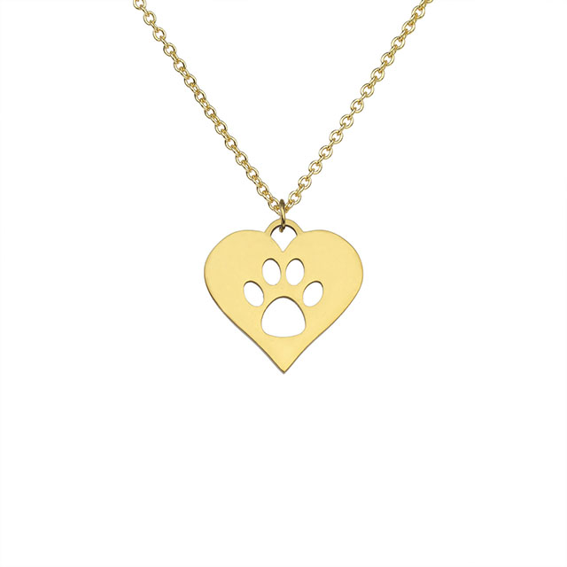 猫の足ネックレス、かわいい動物ネックレス、上品な足跡ペンダントネックレス、猫がテーマのメモリアルネックレスジュエリー、女性、女の子、ペット愛好家、猫、お母さんへのギフトに。
