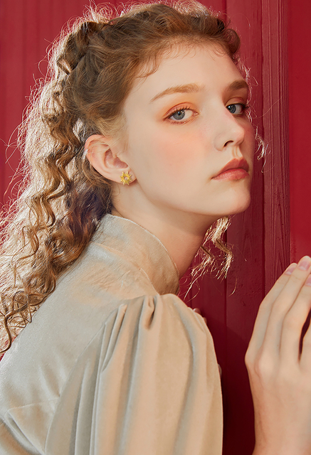 太陽と月のイヤリング レディース ガールズ 