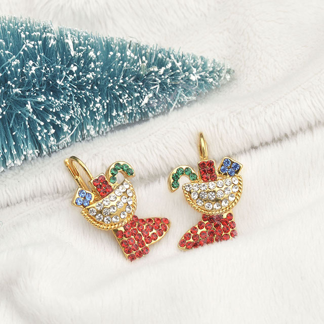 ファッションクリスマスイヤリング冬ホリデーギフトサプライヤー