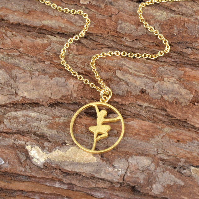 バレエ ダンサー チャーム ネックレス ダンサー愛好家へのパーソナライズされたギフト