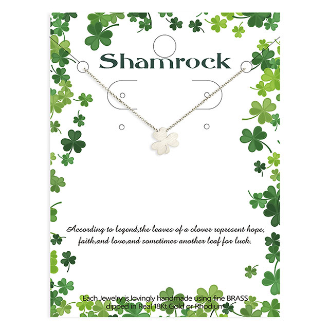 四つ葉のクローバー ネックレス 幸運のシャムロック ペンダント チャーム ネックレス 信仰 希望 愛 幸運のネックレス 女性 女の子 パーソナライズされたジュエリー ギフト