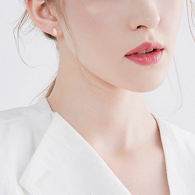 ジェムストーン イヤリング スタッド レディース ガールズ 低刺激性 シルバー ゴールドメッキ キャッツアイストーン ホワイト ハウライト ターコイズ ローズクォーツ イヤリング 女性用 ファッション ジュエリー ギフト