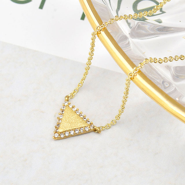 ハート 可憐なキュービックジルコニア ナックレース 幾何学的なハート サークル トライアングル ナックレース