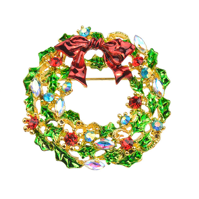 高級絶妙なクリスマスブローチピン雪だるまサンタクロースブーツガーランドファッションジュエリーギフトクリスマス装飾ブローチ